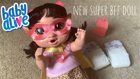 New Baby Alive Super Bff Doll Katie Kat Unboxing Review YouTube