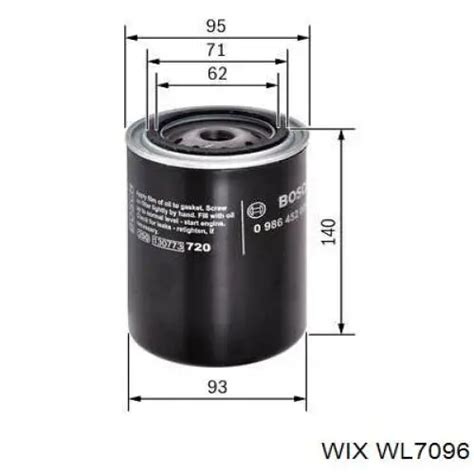 WL7096 WIX Filtro De Aceite Comprar Barato