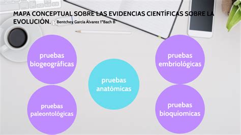 Mapa Conceptual Sobre Las Evidencias CientÍficas Sobre La EvoluciÓn By Bentchey García Álvarez