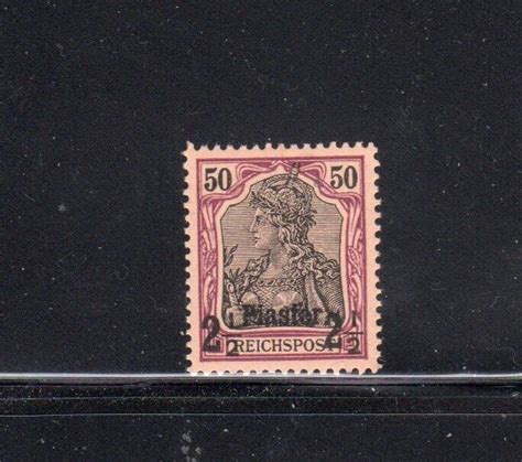 Germany Office In Turkey 19 1900 2 1 2p On 50pf Germania Mint VF LH O