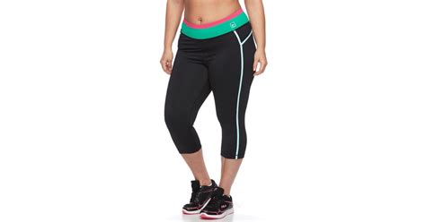 Fila Sport Colorblock Yoga Capris Plus Size Yoga Clothes Popsugar Fitness Uk Photo 6