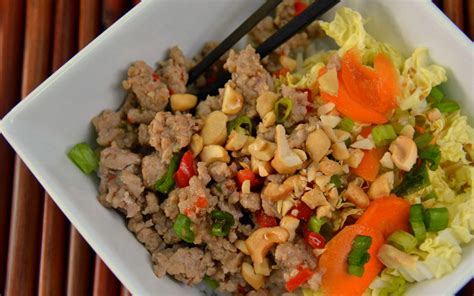 Nam Sod Thai Pork And Rice Bowl Nmtg Deliciously Healthy Meal