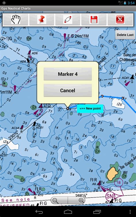 Marine Navigation Usa Lake Depth Maps Gps Nautical Charts For