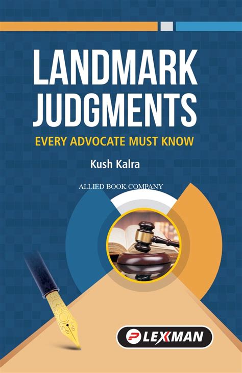 Landmark Judgments Every Advocate Should Know ALLIED BOOK COMPANY