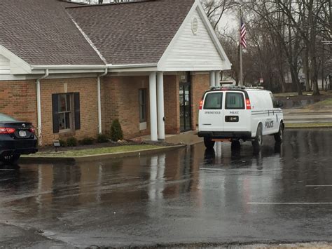 Police Investigating After Armed Robbery At Springfield Bank