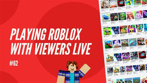 🔴 Playing Roblox With Viewers Live 62 🔴 Youtube