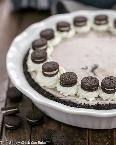 Layered Ice Cream Pie With Chocolate Cookie Crust That Skinny Chick