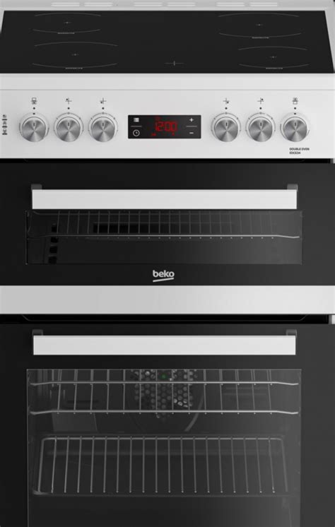 Appliance Electronics Beko Edc W Cm Double Oven Electric Cooker