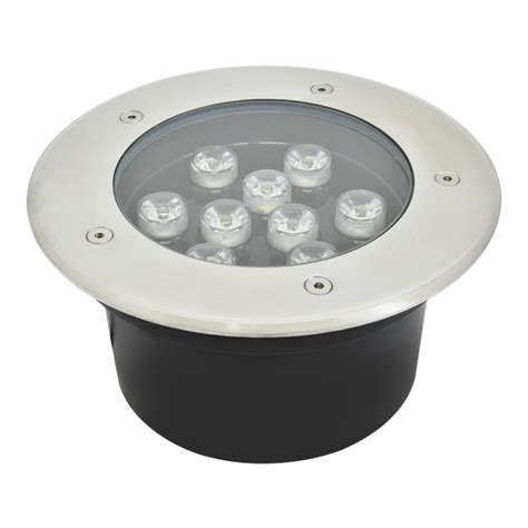 L Mpara De Piso Empotrable Luz C Lida De Leds Para Exterior