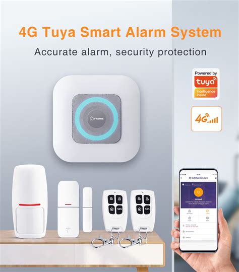 4g Tuya Smart Home Wireless Alarm System Enerna Iotech Co Limited