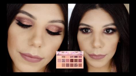 Maquillaje Con La Paleta Nude De Huda Beauty Youtube