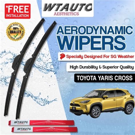 Support WTAUTO Aerodynamic Wipers For TOYOTA YARIS CROSS Wiper