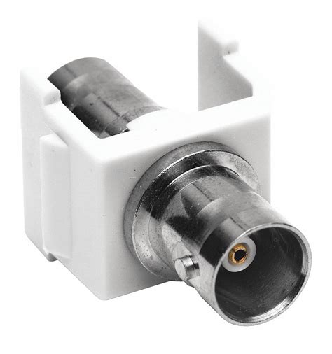 HUBBELL PREMISE WIRING Coupler 1 Ports Keystone Jack 15D937 SFBW