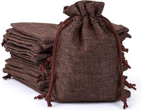 Amazon De Naler X Jutes Ckchen Braun Jute Beutel F R