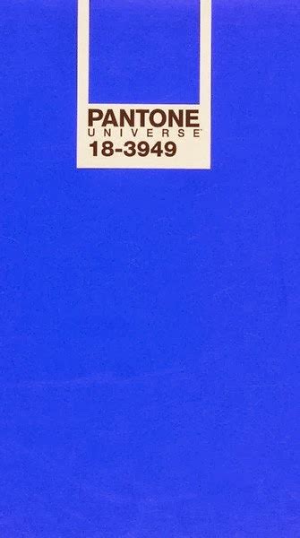 Blue Pantone Chart