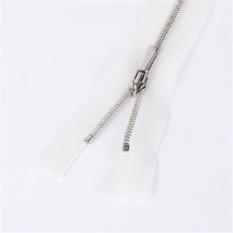 Wholesale High Quality White Metal Zipper Buy Brass Zippers