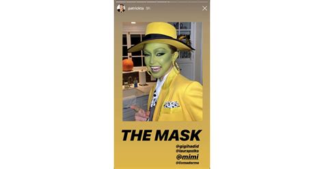 Gigi Hadids The Mask Halloween Makeup Popsugar Beauty Photo 3