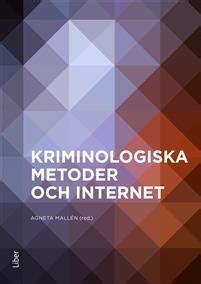 Pdf Ladda Ner E Bok Pa Svenska Kriminologiska Metoder Och Internet