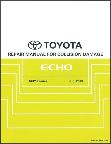 Toyota Echo Repair Shop Manual Set Original