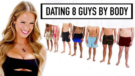 Blind Dating 8 Guys Based On Their Bodies Youtube