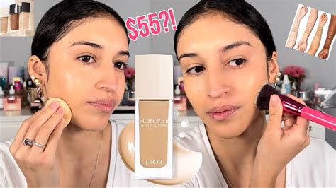 New Dior Forever Natural Nude Foundation Review Wear Test Youtube