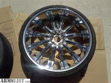 ARMSLIST - For Trade: 26 " Chrome Bentchi Rims 5 Lug