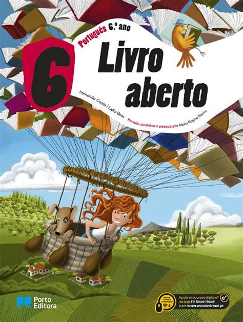 Livro aberto Português 6 º Ano Escolar WOOK