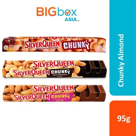 Jual Silverqueen Chunky Bar Cashew With Milk Chocolate Dark Chocolate