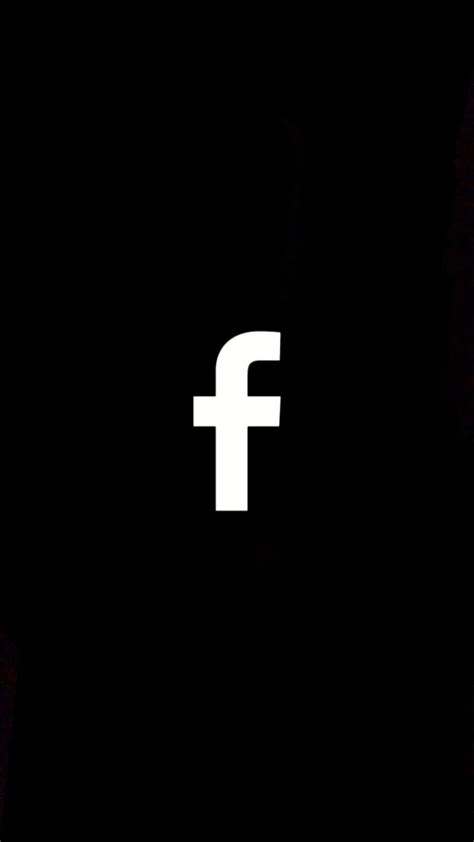 Facebook Black Logo Hd Phone Wallpaper Peakpx