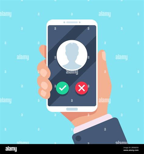 Llamada Entrante En El Tel Fono M Vil Llamadas En El Smartphone Con