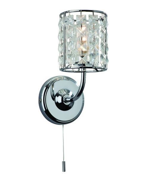 Firstlight Pearl Single Light Crystal Bathroom Wall Fitting Ch