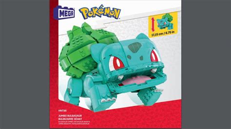 Jumbo Bisasam Instructions Pokémon Bloks Anleitung HNT96 MEGA