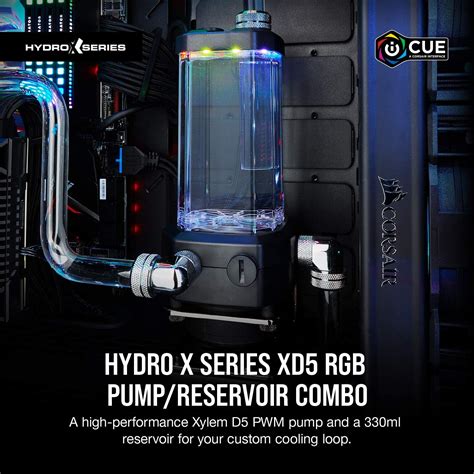 Corsair Hydro X Series Xd5 Rgb Pumpreservoir Combo Rgb Lighting Cx