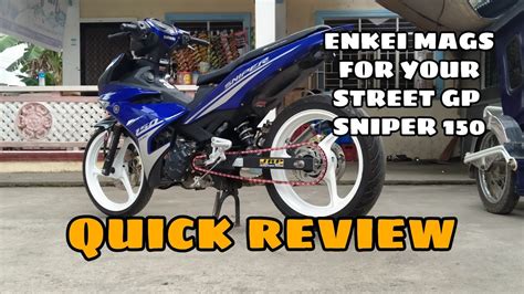 ENKEI MAGS 3 SPOKE FOR SNIPER 150 155 REVIEW IMPRESSION YouTube