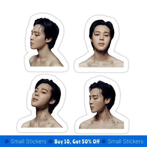 Bts Park Jimin Sticker Pack Face Concept Photo Sticker For Sale By