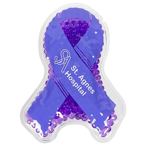 Imprint Ca Shaped Mini Aqua Pearls Hot Cold Pack Ribbon C Rb