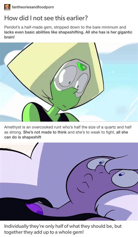 Steven Universe Amedot Amethyst Peridot Steven Universe Comic