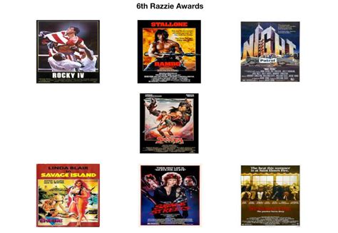 6th Razzie Awards by Disneydude15 on DeviantArt