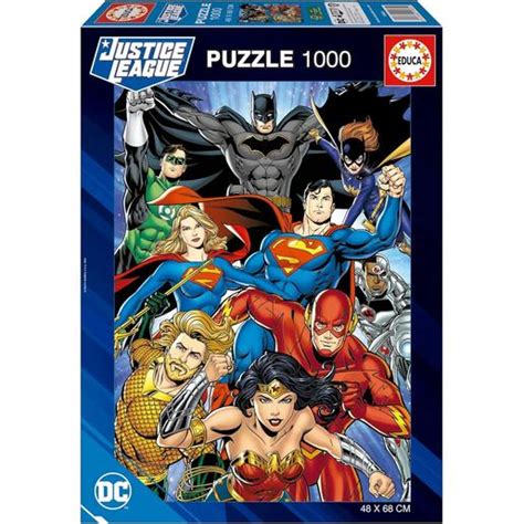 Dc Cómics Puzzle Adulto 1000 Piezas Liga De La Justicia ㅤ Puzzle 1000 Pzas Toys R Us España