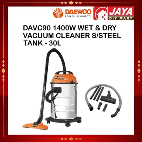 Daewoo Davc90 30l Wet And Dry Vacuum Cleaner 1400w Davc90 30l 6 Months