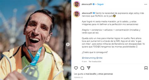 Hace historia Álex Roca completa maratón con 76 de parálisis