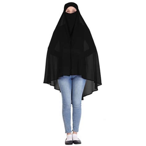 Muslim Women Prayer Hijab Niqab Long Scarf Jilbab Islamic Large