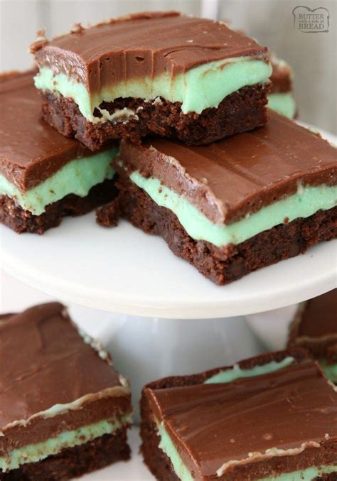 Best Mint Brownie Recipe Made Easy And Baked To Fudgy Chocolate Perfection The Double Layer Of