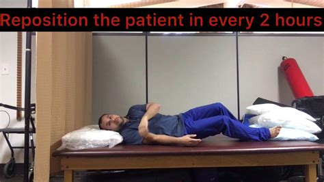 How To Reposition A Bed Bound Patient In Every 2 Hours Youtube