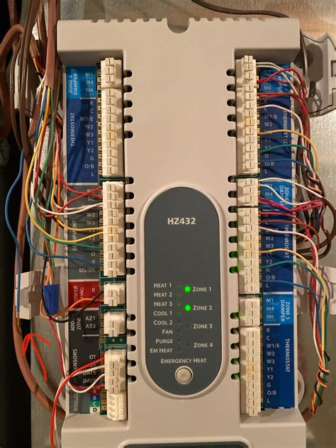 Replacing Honeywell Zoning System Truezone HZ322 With 47 OFF