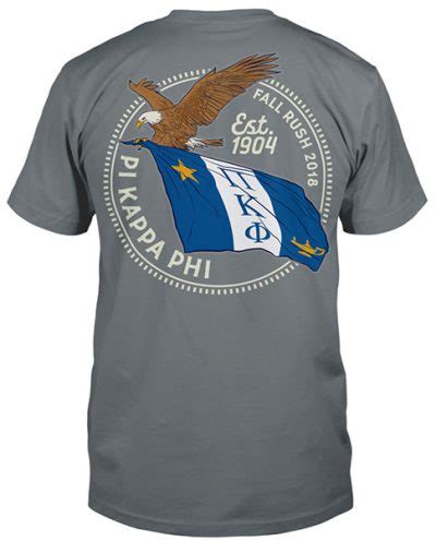 2718 Pi Kappa Phi Rush Shirt Eagle | Greek Shirts