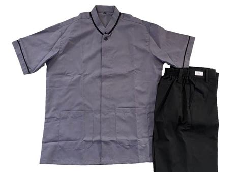 Cotton Gray and Pant Unisex Housekeeping Uniform, For Home at Rs 499 ...