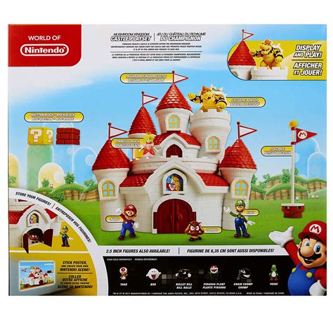 Super Mario Mushroom Kingdom Castle Deluxe Playset Geekalerts