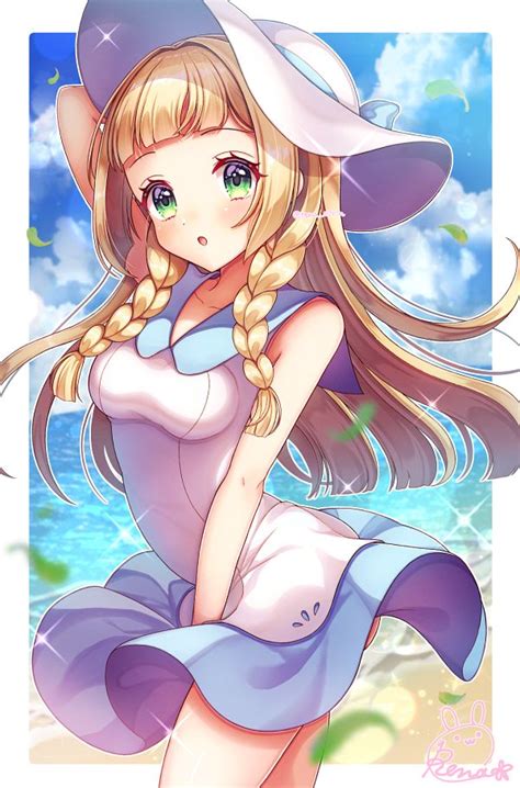 Lillie Pok Mon Pok Mon Sun Moon Image By Rena