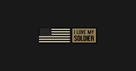 I Love My Soldier Us Army Sticker Teepublic